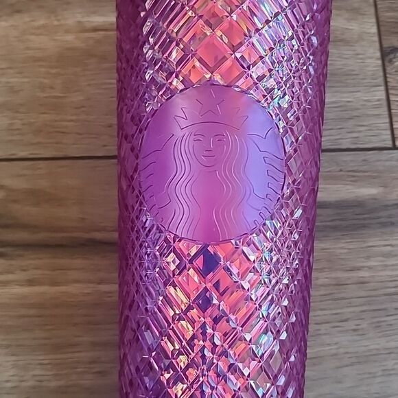 Starbucks Release Valentines 2023 | Pink Jewel Diamond Tumbler | Studded Cup | - Picture 2 of 4